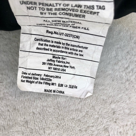 Jeffrey Fabrics Ruched Black Pillow Damask - Picture 5 of 10